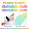 Tellegloww 24 Pcs Rainbow Pastel Magnetic Borders for Classroom Bulletin Board Borders Magnetic Whiteboard Classroom Strips for Office Chalkboard Decoration