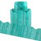 Luckyhern Turquoise Wood Bulletin Board Borders Scalloped for Classroom Decoration 36ft