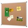 VIZ-PRO VIZPRO Cork Notice Board 48 X 36 Inches Cork Bulletin Board with Silver Aluminium Frame