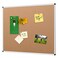 VIZ-PRO VIZPRO Cork Notice Board 48 X 36 Inches Cork Bulletin Board with Silver Aluminium Frame
