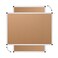 VIZ-PRO VIZPRO Large Cork Bulletin Board 60 X 36 Inches WallMounted Corkboard with Silver Aluminium Frame for School Office and Home 5 X 3