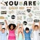 Weekgrat 45 Pcs Eucalyptus Affirmation Station Bulletin Board Set Motivational Posters Classroom Mirror Growth Mindset Decor Positive Affirmations Accents Cutouts for School Office Home Teacher Wall