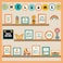 VABAMNA Welcome Back to School Bulletin Board Decorations Hippie Retro Classroom Decorations Motivational Bookshelf Cutouts Groovy Bulletin Board Set for Classroom School Office Door Wall Decor