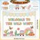 VABAMNA Welcome Bulletin Board Decorations Set Groovy Wild Western Classroom Decorations Cacti Bus Rainbow Cutouts for Welcome Back to School Teachers Supplies Classroom Door Wall Decor