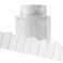 Luckyhern White Wood Bulletin Board Borders Scalloped for Classroom Decoration 36ft