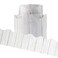 Luckyhern White Wood Bulletin Board Borders Scalloped for Classroom Decoration 36ft