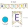 Youngever 67 pcs Confetti Pennants Welcome Bulletin Board with Golden Border