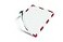 Durable DURAFRAME Security Magnetic Sign Holder 85 x 11 RedWhite Frame 2Pack