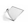 Durable Duraframe Magnetic Sign Holder 85 X 11 Silver Frame 2Pack