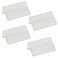 lasenersm 15 Pieces L Shape Mini Sign Display Holder Acrylic L Shape Counter Top Stand Clear Acrylic Price Card Tag Label Stand Display 4x2cm
