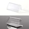 lasenersm 15 Pieces L Shape Mini Sign Display Holder Acrylic L Shape Counter Top Stand Clear Acrylic Price Card Tag Label Stand Display 4x2cm