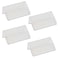 lasenersm 15 Pieces L Shape Mini Sign Display Holder Acrylic L Shape Counter Top Stand Clear Acrylic Price Card Tag Label Stand Display 4x2cm