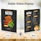 Comkrivy Acrylic Sign Holder 85 x 11 Inch Vertical T Shape Display Stand DoubleSided Desktop Clear Sign Holders Paper Holder Table Menu Holders Plastic Sign Stand for Home Office Restaurants Store 2Pa