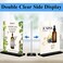 Arrobust Acrylic Sign Holder 85x11 VerticalClear DoubleSided Stand Plastic Picture Frames Paper Holder Menu Table Display Stand Flyer Document Holder TableTop Sign Holder for Home Store Office2Pack