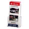 Clear-Ad ClearAd Acrylic Trifold Brochure Holder Rack Card Display Pamphlet Stand LHFS100 Single Pack