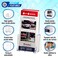 Clear-Ad ClearAd Acrylic Trifold Brochure Holder Rack Card Display Pamphlet Stand LHFS100 Single Pack
