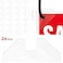 Ctosree 24 Pcs Banner Grommet Tabs Banner Clips Hanging Heavy Duty Adhesive Hanger for Posters Signs Hanging Retail Display Supplies