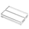 JINMURY 3 Clear Acrylic Sign Holder Stand 10 Pack for Wedding Table Number Signs Card Holder Clear Base for 5x7 Inch Sheet Table Signs