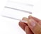 JINMURY 3 Clear Acrylic Sign Holder Stand 10 Pack for Wedding Table Number Signs Card Holder Clear Base for 5x7 Inch Sheet Table Signs