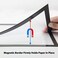 JIUYE 85x11 Magnetic Sign Holder Wall MountSelfAdhesive Plastic Display FramesMagnetic Framed Document Holder for Store Classroom Office12Pcs