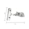 lasenersm Lasenersm 6Piece Plastic Rotatable Double Clip Merchandise Sign Display Transparent 433315 Inch Business Card Sign Holders