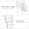 MaxGear Acrylic Brochure Holder 4 Inch Wide 4 Tier Clear Literature Display Stand Premium Plastic Pamphlet Holder Multi Pocket Wall Mount or Countertop Organizer for Office or Home 2 Pack