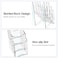 MaxGear Acrylic Brochure Holder 4 Inch Wide 4 Tier Clear Literature Display Stand Premium Plastic Pamphlet Holder Multi Pocket Wall Mount or Countertop Organizer for Office or Home 2 Pack