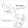 MaxGear Acrylic Brochure Holder 4 Inch Wide 4 Tier Clear Literature Display Stand Premium Plastic Pamphlet Holder Multi Pocket Wall Mount or Countertop Organizer for Office or Home 2 Pack