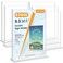 MaxGear Acrylic Sign Holder 85x11 6 Pack Double Sided Clear Table Stand Vertical Flyer Holder Plastic Frame Display for Picture Stores Restaurants Hotels Office T Shape