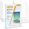 MaxGear Acrylic Sign Holder 85x11 6 Pack Double Sided Clear Table Stand Vertical Flyer Holder Plastic Frame Display for Picture Stores Restaurants Hotels Office T Shape