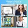 MaxGear Sign Holder 85 x 11 Wall Mount Magnetic Clear Plastic Sign Holders Self Adhesive Display Picture Frames Display in Portrait or Landscape Format for Home Office Store 6 Pack