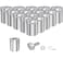 Osring 1 x 1 Inch Sign Standoffs Mounting Hardware 16 Pack Wall Screw Standoff Holder Stainless Steel Advertising Nails for Displaying Acrylic Board and Signage Silver