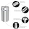 Osring 1 x 1 Inch Sign Standoffs Mounting Hardware 16 Pack Wall Screw Standoff Holder Stainless Steel Advertising Nails for Displaying Acrylic Board and Signage Silver