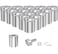Osring 1 x 1 Inch Sign Standoffs Mounting Hardware 16 Pack Wall Screw Standoff Holder Stainless Steel Advertising Nails for Displaying Acrylic Board and Signage Silver