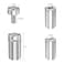 Osring 34 x 1 Inch Sign Standoffs Mounting Hardware 16 Pack Wall Screw Standoff Holder Stainless Steel Advertising Nails for Displaying Acrylic Board and Signage Silver
