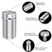 Osring 34 x 1 Inch Sign Standoffs Mounting Hardware 16 Pack Wall Screw Standoff Holder Stainless Steel Advertising Nails for Displaying Acrylic Board and Signage Silver