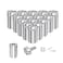 Osring 34 x 1 Inch Sign Standoffs Mounting Hardware 16 Pack Wall Screw Standoff Holder Stainless Steel Advertising Nails for Displaying Acrylic Board and Signage Silver