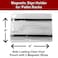 STORE FIXTURES Pallet Rack Sign Holder Kit Clear Vinyl Pouch with Magnet for 4 H x 6 L Cards 10 Pack
