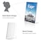 Relx Acrylic Sign Holder 85 x 11 Acrylic Display Stand for Display Slant Back Clear Frames Plastic Sign Holder for Store Restaurant 6 Pack