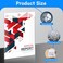 rogeramz 85 x 11 Acrylic Sign Holder with 12 Suction Cups Clear Plastic Window Sign Holder Wall Mount Advertising Frames for Glass Doors Perfect for Malls Offices Homes Stores and Restaurants 2 Pack