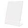 SOURCE ONE Source One 85 X 11 Inches Acrylic Slant Back Sign Holder Ad Frame Clear Acrylic SB85X11