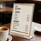 SVOPY 6 Pack Acrylic Sign Stand Holders 85 x 11 Clear Plastic L Shape Table Paper Display Stand Suit for Displaying Posters Picture Flyers Menu