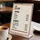 SVOPY 6 Pack Acrylic Sign Stand Holders 85 x 11 Clear Plastic L Shape Table Paper Display Stand Suit for Displaying Posters Picture Flyers Menu