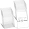 Vicenpal 40 Pcs 5 x 7 Inch Acrylic Sign Holder Acrylic Picture Frames Plastic Picture Flyer Holder l Shaped Photo Frames Self Standing Desktop Table Signs for Office Store Restaurant Vertical