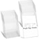 Vicenpal 40 Pcs 5 x 7 Inch Acrylic Sign Holder Acrylic Picture Frames Plastic Picture Flyer Holder l Shaped Photo Frames Self Standing Desktop Table Signs for Office Store Restaurant Vertical