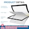 YixangDD 4 Pack Magnetic Sign Holder 85 x 11 SelfAdhesive Magnetic Wall Mount Sign Holder Magnetic Document Holder for Wall Window Office Poster Store
