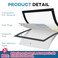 YixangDD 5 Pack Magnetic Sign Holder 85 x 11 SelfAdhesive Magnetic Wall Mount Sign Holder Magnetic Document Holder for Wall Window Office Poster Store