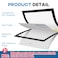 YixangDD 5 Pack Magnetic Sign Holder 85 x 11 SelfAdhesive Magnetic Wall Mount Sign Holder Magnetic Document Holder for Wall Window Office Poster Store