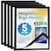 YixangDD 5 Pack Magnetic Sign Holder 85 x 11 SelfAdhesive Magnetic Wall Mount Sign Holder Magnetic Document Holder for Wall Window Office Poster Store