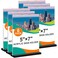 Arrobust Acrylic Sign Holder 5x7 6Pack Plastic Clear Vertical DoubleSided Menu Display Stand with DoubleSided Display Perfect for Restaurants Offices Exhibits